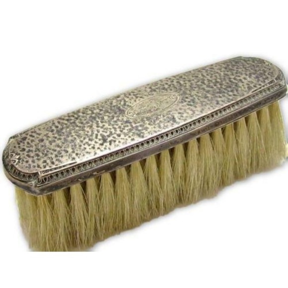 Sterling Other - Old Antique Signed Sterling Silver Cloth Clothing Brush*Blank Monogram*925
